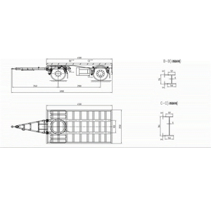 4.5m transfer trailer
