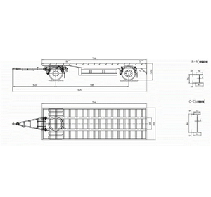 7.7m transfer trailer